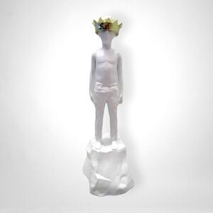 Roy Nachum Bima Crown Boy Resin Sculpture Statue RARE